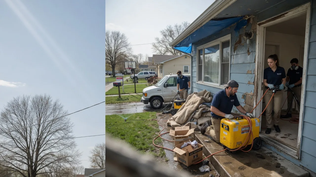 Basement Flood Cleanup in Norris, IL near me